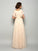 A-Line/Princess Square Beading Short Sleeves Long Chiffon Mother of the Bride Dresses TPP0007105
