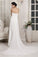 Sheath/Column Sweetheart Sleeveless Ruffles Long Chiffon Wedding Dresses TPP0006952