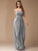 Sheath/Column Sweetheart Sleeveless Long Beading Ruffles Chiffon Bridesmaid Dresses TPP0005772