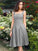 A-Line/Princess Square Sleeveless Short Chiffon Bridesmaid Dresses TPP0005689