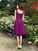A-Line/Princess Square Sleeveless Short Chiffon Bridesmaid Dresses TPP0005689