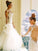 Trumpet/Mermaid Sleeveless Sweetheart Spaghetti Straps Court Train Applique Lace Tulle Wedding Dresses TPP0006334