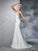 Trumpet/Mermaid Sweetheart Beading Sleeveless Long Satin Wedding Dresses TPP0006464
