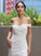 Sheath/Column Satin Ruched Off-the-Shoulder Sleeveless Sweep/Brush Train Wedding Dresses TPP0007029