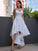 A-Line/Princess Satin Ruched V-neck Sleeveless Asymmetrical Wedding Dresses TPP0007019