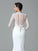 Trumpet/Mermaid Jewel Lace Long Sleeves Long Satin Wedding Dresses TPP0006249