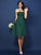 A-Line/Princess Strapless Sleeveless Short Satin Bridesmaid Dresses TPP0005623