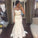 White lace sweetheart sequins mermaid floor length prom dress Wedding Dresses