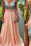 V Neckline Prom Dress Prom Dresses Evening Party Gown Formal Wear