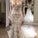 Romantic Long Appliques Backless Lace Mermaid Ivory Long Sleeve Wedding Dresses